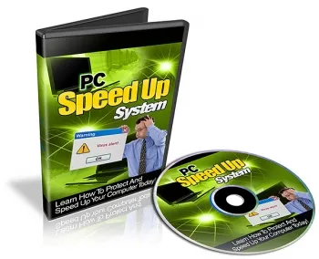 eCover representing PC Speed Up System Videos, Tutorials & Courses with Master Resell Rights