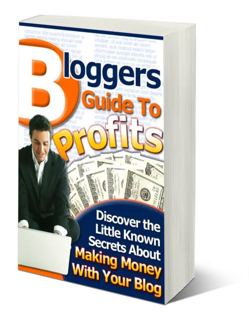 eCover representing Bloggers Guide To Profits eBooks & Reports with Master Resell Rights