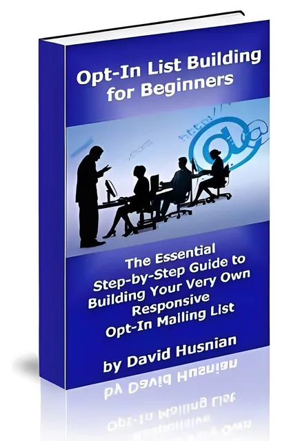 eCover representing Opt-In List Building for Beginners eBooks & Reports with Master Resell Rights