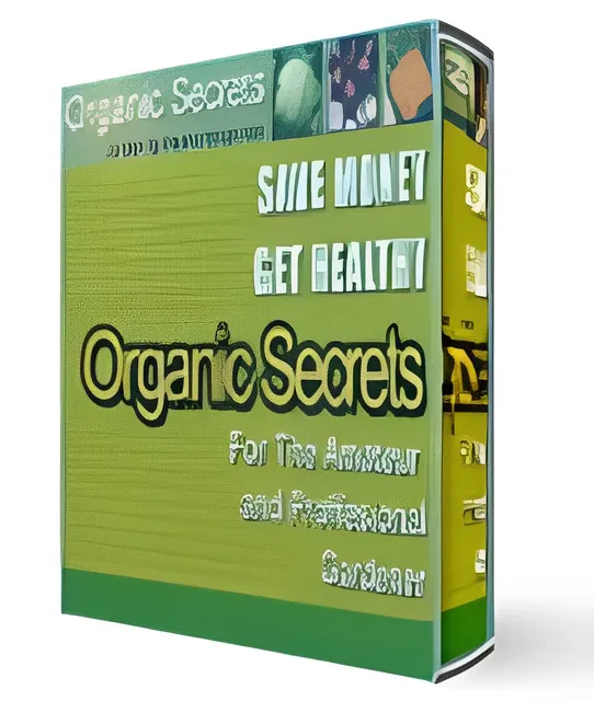 eCover representing Organic Secrets eBooks & Reports with Master Resell Rights