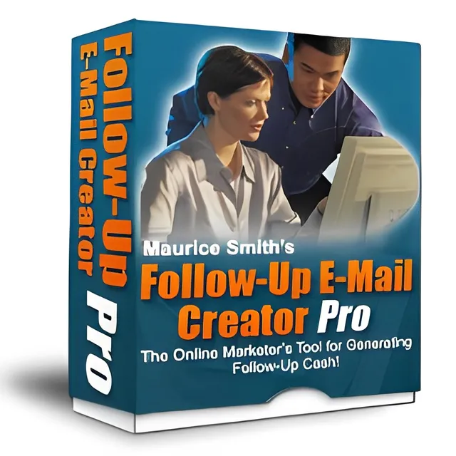 eCover representing Follow-Up E-Mail Creator Pro  with Master Resell Rights