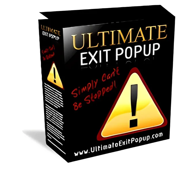 eCover representing Ultimate Exit Popup Software & Scripts with Master Resell Rights