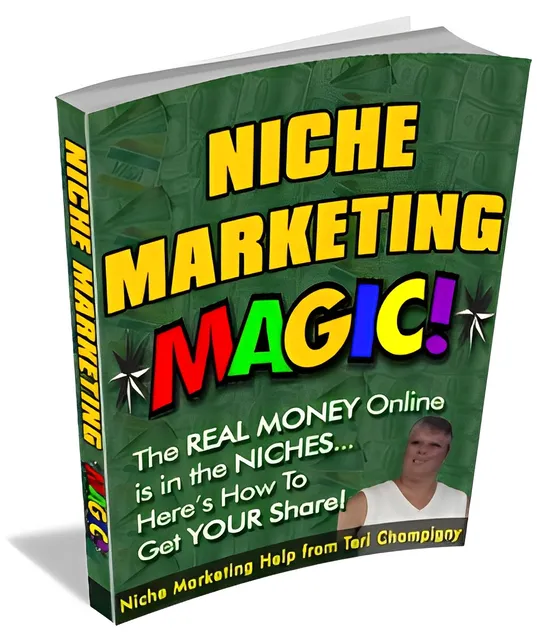 eCover representing Niche Marketing Magic! eBooks & Reports with Master Resell Rights