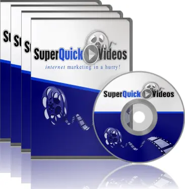 eCover representing Super Quick Videos Videos, Tutorials & Courses with Master Resell Rights