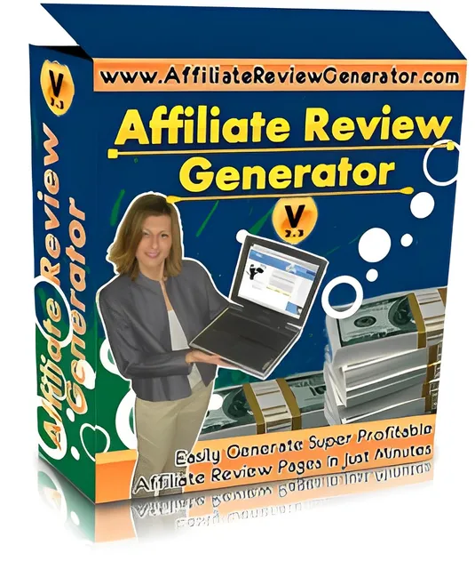 eCover representing Affiliate Review Generator : Version 2.3  with Personal Use Rights