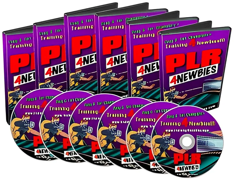eCover representing PLR 4 Newbies Videos, Tutorials & Courses with Master Resell Rights