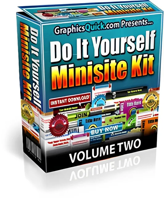 eCover representing Do It Yourself Minisite Kit : Volume 2  with Personal Use Rights