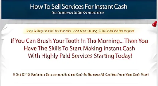 How To Sell Services Online For Instant Cash! small