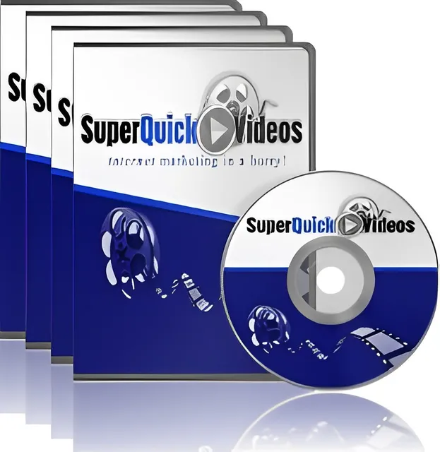 eCover representing Super Quick Videos : Version 2 Videos, Tutorials & Courses with Master Resell Rights