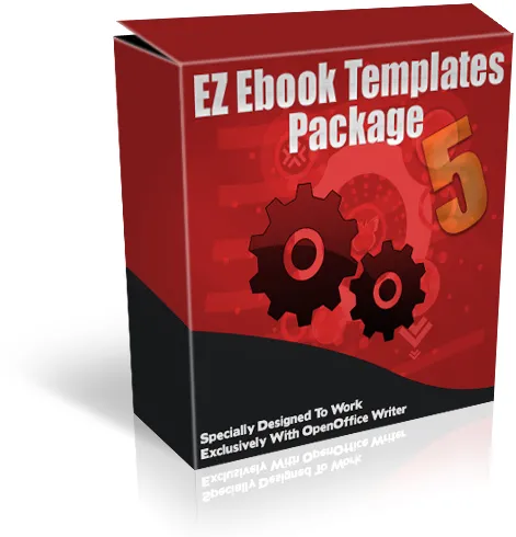 eCover representing EZ Ebook Templates Package V5  with Master Resell Rights