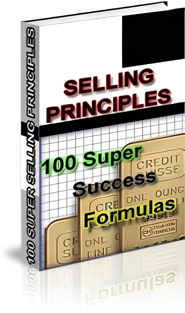 eCover representing Selling Principles eBooks & Reports with Master Resell Rights
