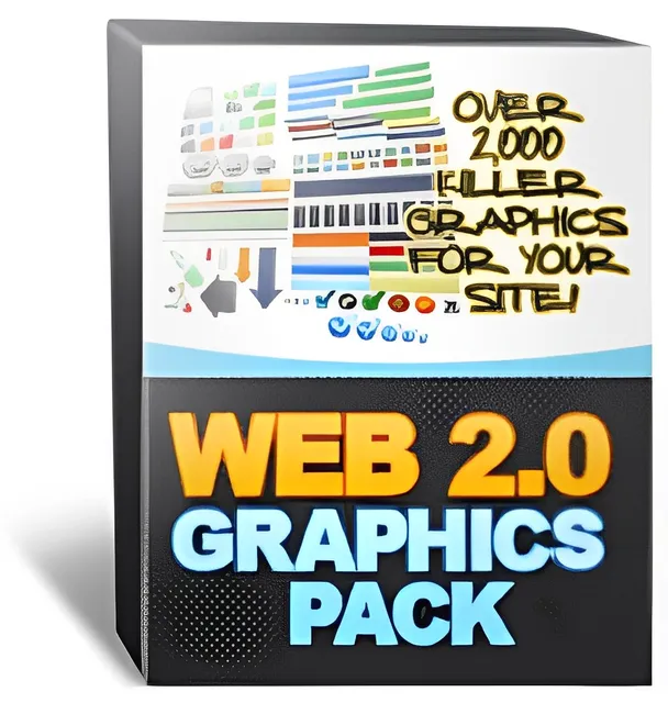 eCover representing Web 2.0 Graphics Pack  with Personal Use Rights
