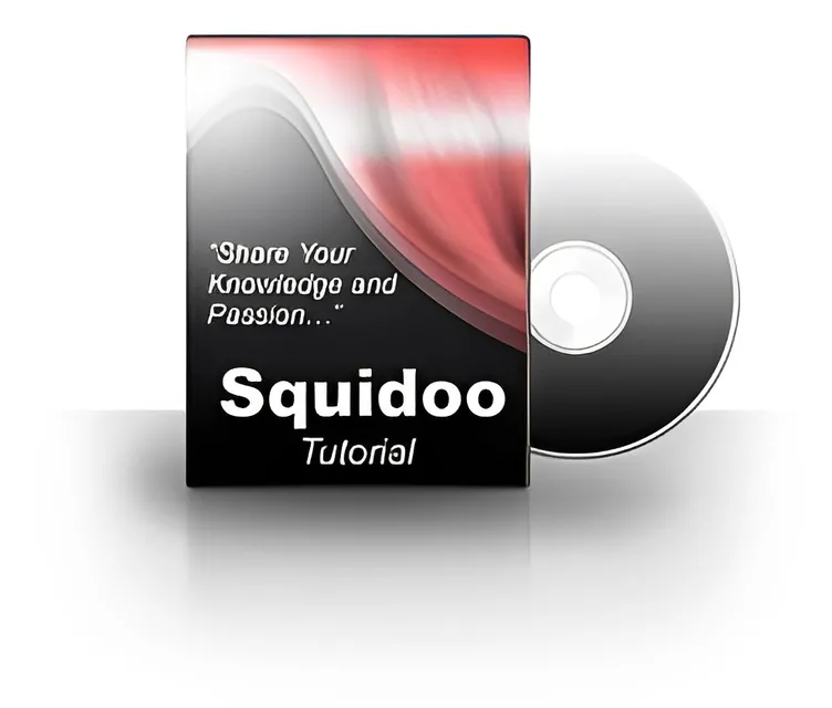 eCover representing Squidoo Tutorial Videos, Tutorials & Courses with Personal Use Rights