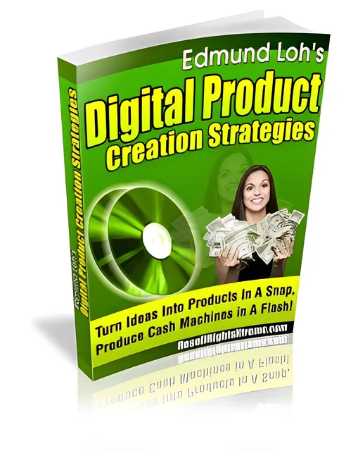 eCover representing Digital Product Creation Strategies eBooks & Reports with Master Resell Rights