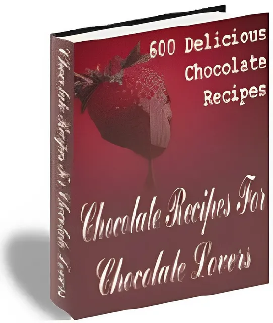 eCover representing Chocolate Recipes For Chocolate Lovers eBooks & Reports with Master Resell Rights
