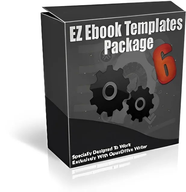 eCover representing EZ Ebook Templates Package V6  with Master Resell Rights