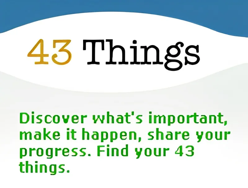 eCover representing 43Things Tutorial Videos, Tutorials & Courses with Private Label Rights