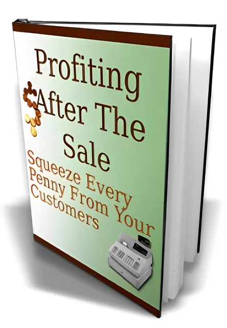 eCover representing Profiting After The Sale eBooks & Reports with Master Resell Rights