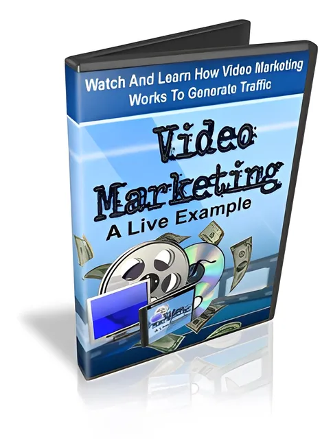 eCover representing Video Marketing - A Live Example Videos, Tutorials & Courses with Personal Use Rights