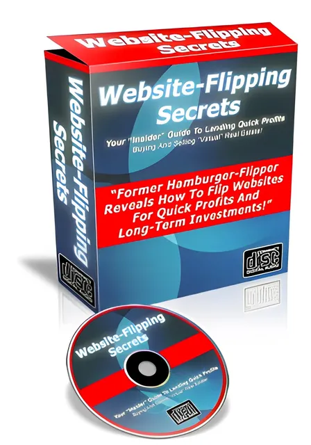 eCover representing Website-Flipping Secrets  with Master Resell Rights