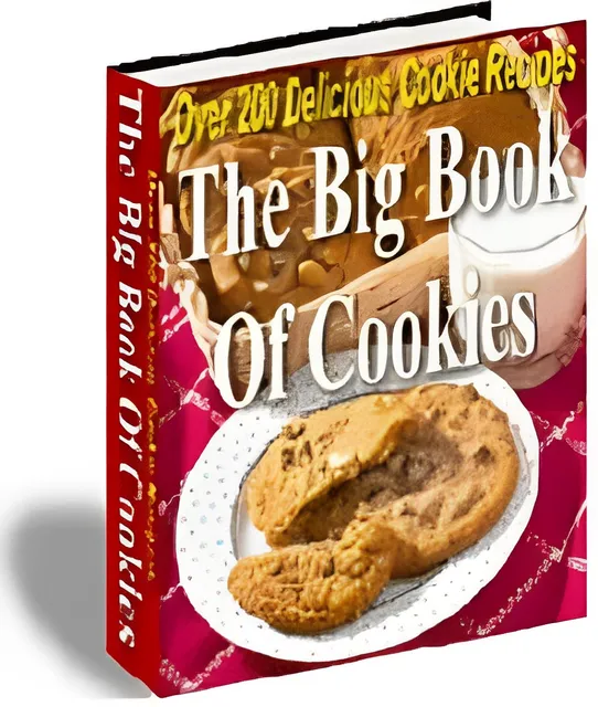 eCover representing The Big Book Of Cookies eBooks & Reports with Master Resell Rights