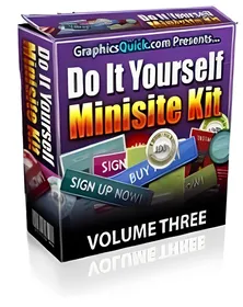 Do It Yourself Minisite Kit : Volume 3 small