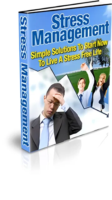 eCover representing Stress Management V2 eBooks & Reports with Master Resell Rights