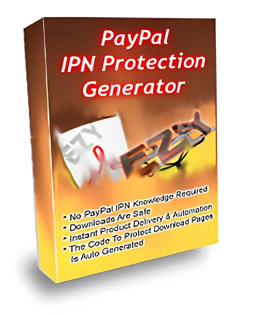 eCover representing Paypal IPN Protection Generator  with Private Label Rights