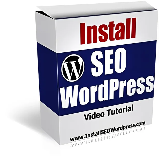 eCover representing Install SEO WordPress  with Master Resell Rights