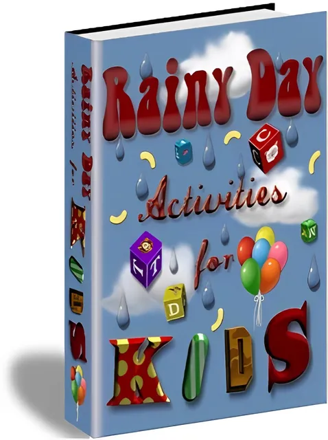 eCover representing Rainy Day Activities For Kids eBooks & Reports with Private Label Rights