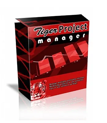 eCover representing Tiger Project Manager Software & Scripts with Master Resell Rights