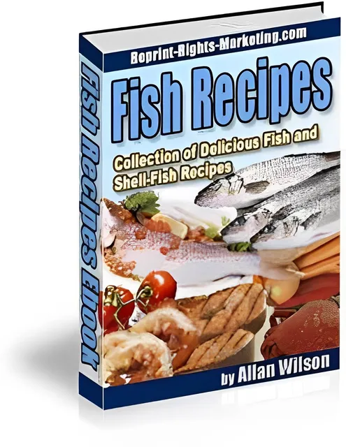 eCover representing Fish Recipes eBooks & Reports with Private Label Rights