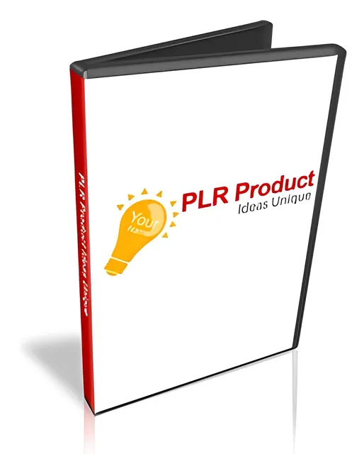 eCover representing PLR Product Ideas Unique Videos, Tutorials & Courses with Master Resell Rights