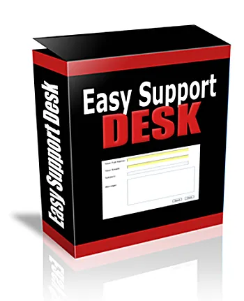 eCover representing Easy Support Desk  with Private Label Rights