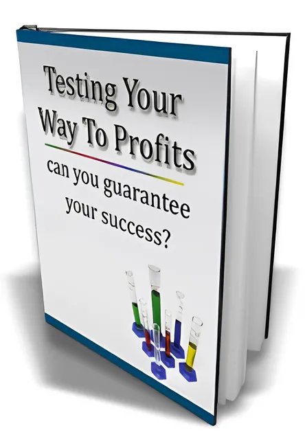 eCover representing Testing Your Way To Profits eBooks & Reports with Master Resell Rights