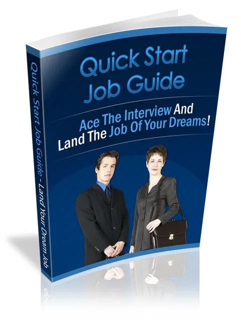 eCover representing Quick Start Job Hunting Guide eBooks & Reports with Private Label Rights