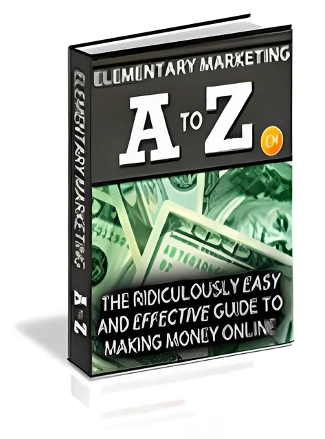 eCover representing Elementary Marketing A to Z eBooks & Reports with Master Resell Rights