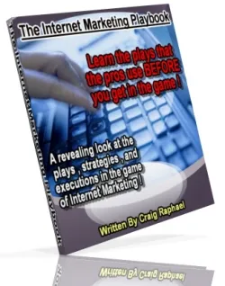 eCover representing The Internet Marketing Playbook eBooks & Reports with Resell Rights