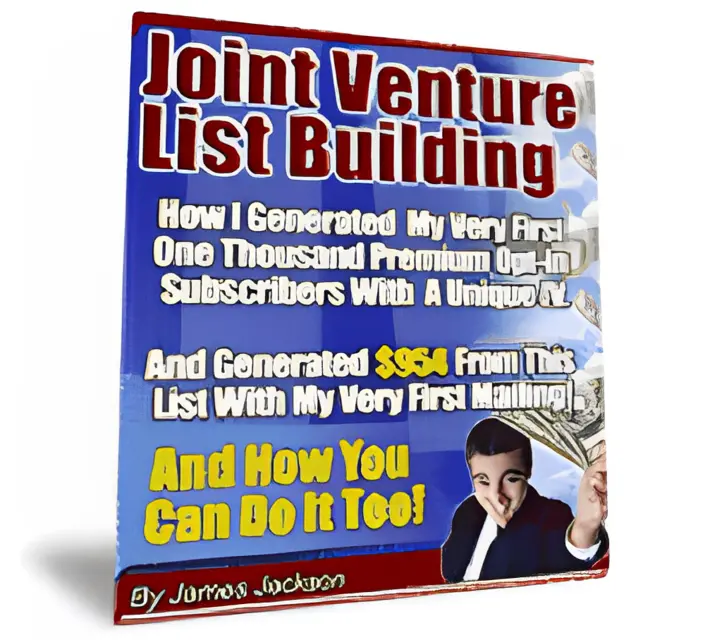 eCover representing Joint Venture List Building eBooks & Reports with Master Resell Rights