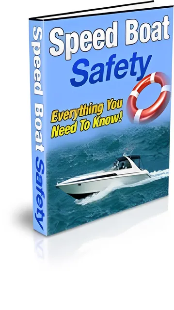 eCover representing Speed Boat Safety eBooks & Reports with Private Label Rights