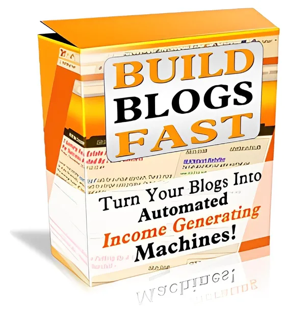 eCover representing Build Blogs Fast  with Master Resell Rights