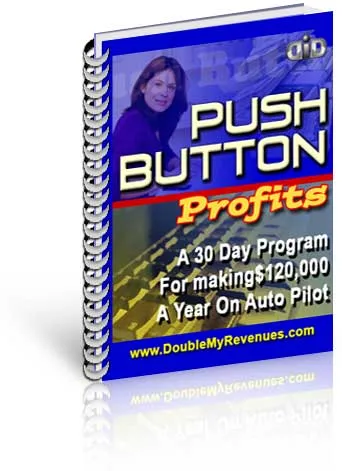 eCover representing Push Button Profits eBooks & Reports with Resell Rights