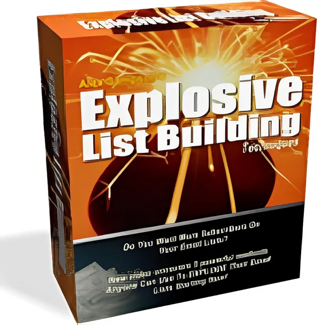 eCover representing Explosive List Building eBooks & Reports with Master Resell Rights