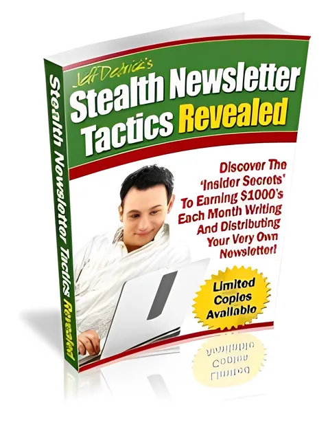 eCover representing Stealth Newsletter Tactics Revealed eBooks & Reports with Master Resell Rights