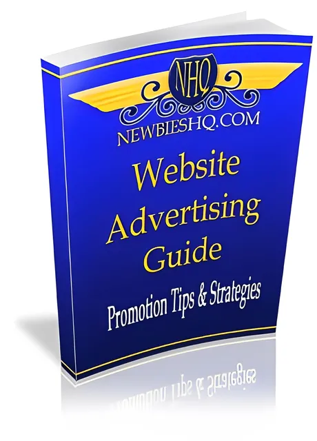 eCover representing Website Advertising Guide eBooks & Reports with Master Resell Rights