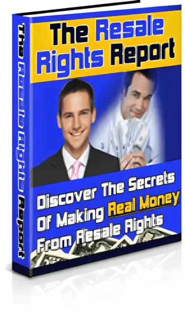 eCover representing The Resale Rights Report eBooks & Reports with Master Resell Rights