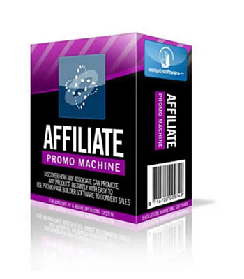 eCover representing Affiliate Promo Machine Software & Scripts with Master Resell Rights