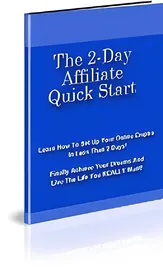 The 2-Day Affiliate Quick Start small