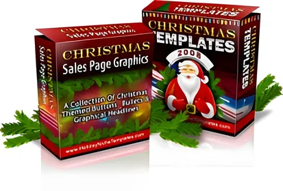 Christmas Sales Page Graphics & Templates small