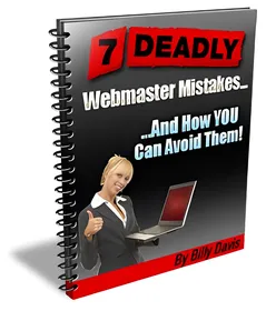7 Deadly Webmaster Mistakes small